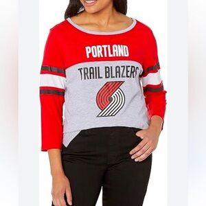 NWT UNK NBA Portland Trailblazers Tee Basketball Logo